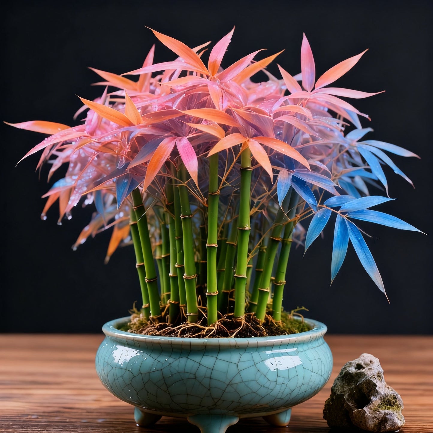 🌿 DreamBamboo - Ciprés de bambú de la suerte multicolor-ES