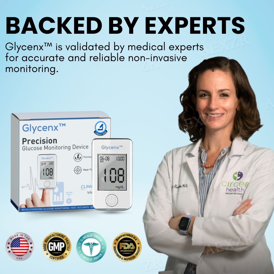 Glycenx TM 💕Dispositivo de monitorización precisa de glucosa-ES
