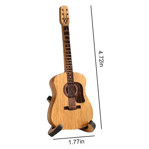 🔥 OFERTA CALIENTE 50% DE DESCUENTO 💖 Caja de púas de guitarra acústica de madera 🎁🎸-ES