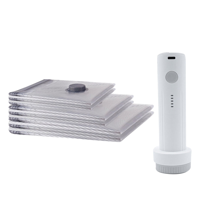 💪🌬️ Vakuumske potovalne torbe za shranjevanje in prenosni komplet črpalk 👕✨-SI