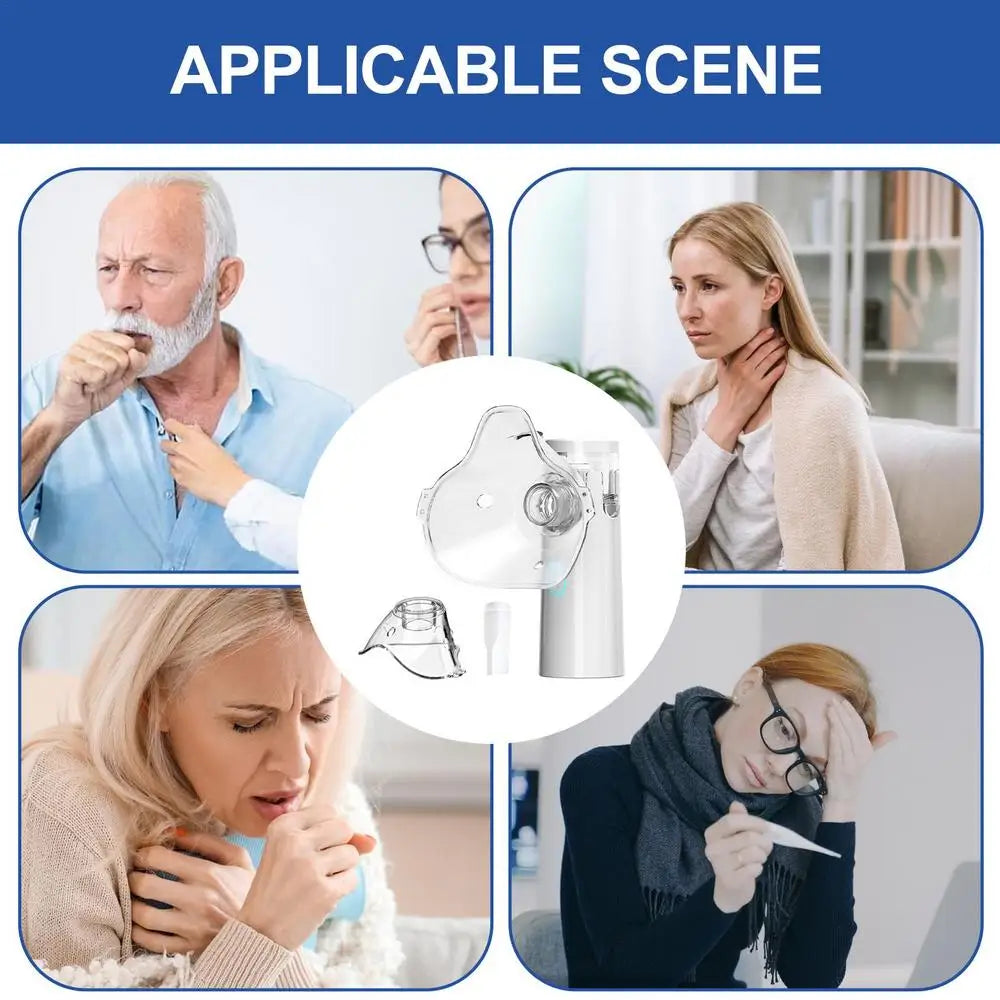 【💨Odlična izbira za lajšanje kašlja ali zasoplnosti!】ClearFlow™ | Prenosni nebulizator za dihanje-SI