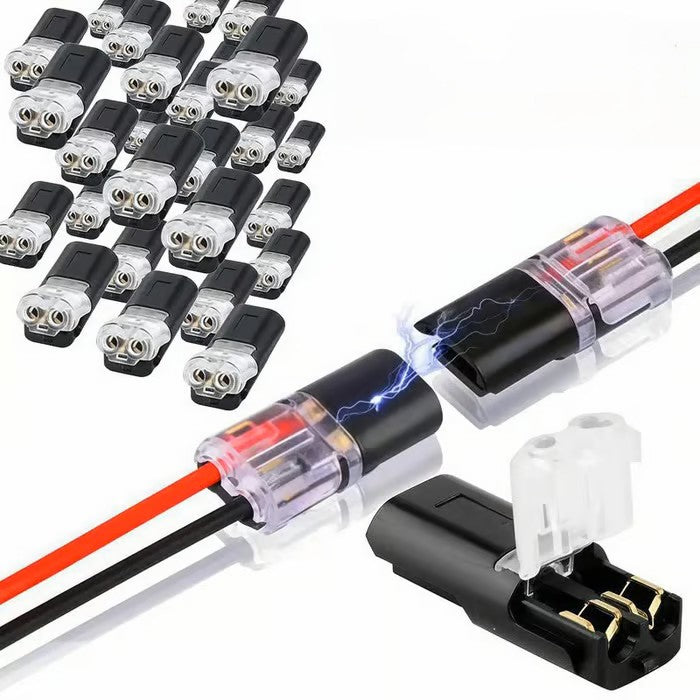 🏆Zásuvkové pripojenie dvojitého kábla s uzamykacou sponou-SK