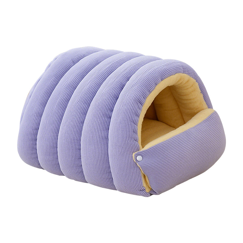 Cómoda y acogedora cama de felpa para mascotas🐱-ES
