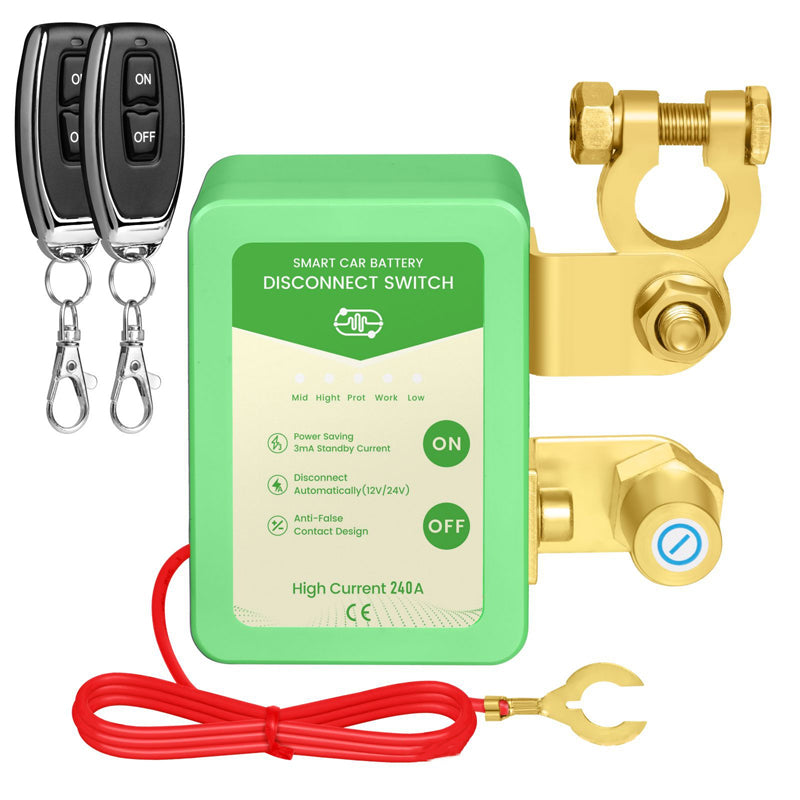 šā” Daljinsko upravljano stikalo za odklop avtomobilskega akumulatorja 12V/24Vš-SI