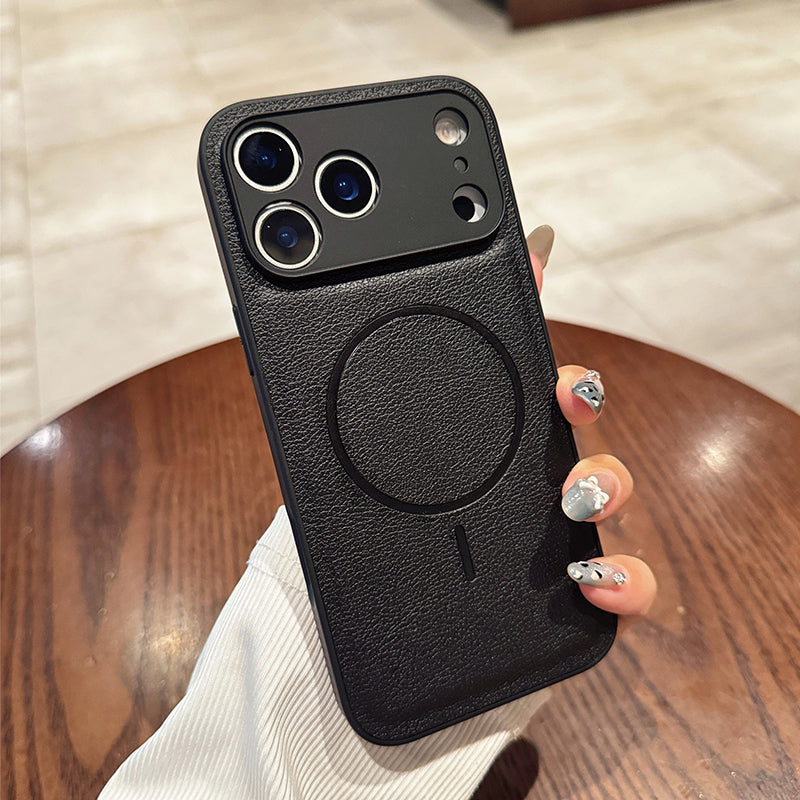 🔥🧲 Μαγνητική θήκη τηλεφώνου χωρίς δακτυλικά αποτυπώματα για τη σειρά 12-17 📱✨-GR