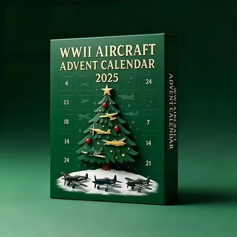 Calendario de Adviento de Aviones 2025 Avión de la Segunda Guerra Mundial-ES
