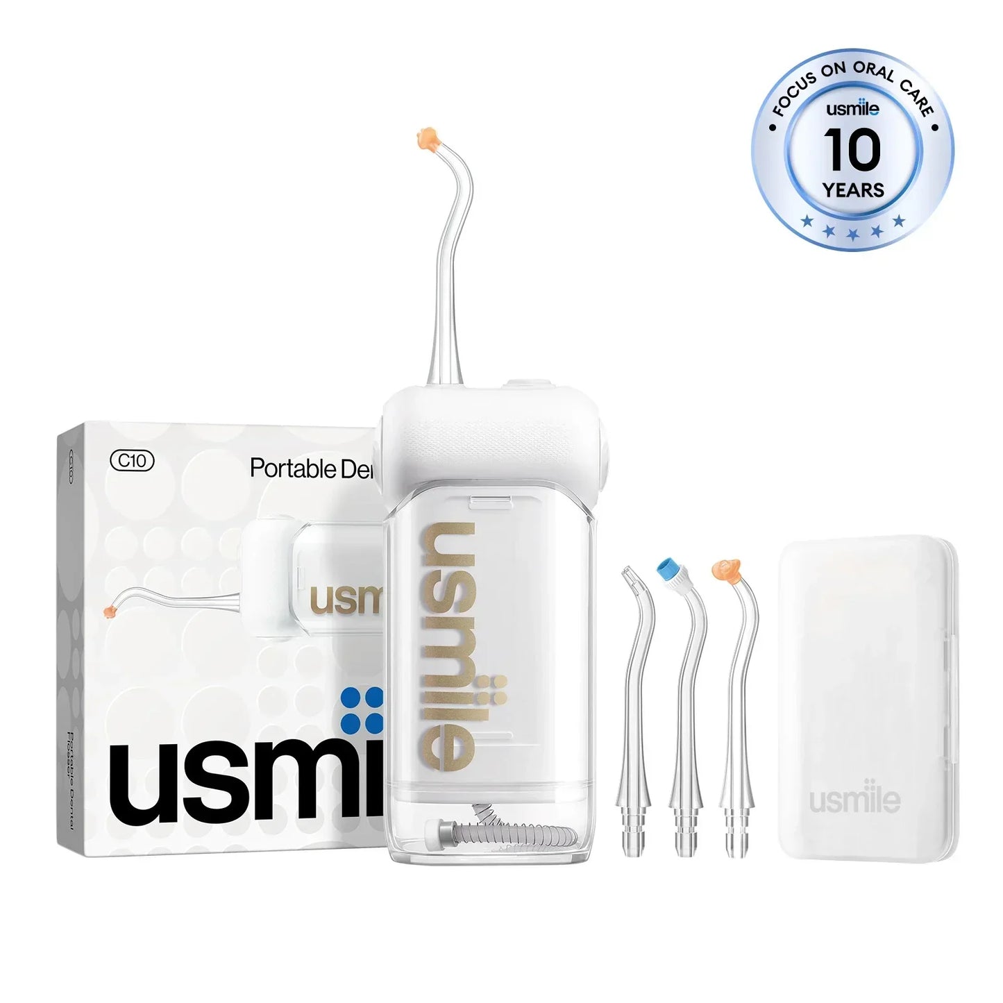 Irrigador dental portátil Usmile C10-ES