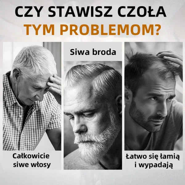 Šampon za lase s takojšnjim barvnim učinkom - Brada in lasje-SI