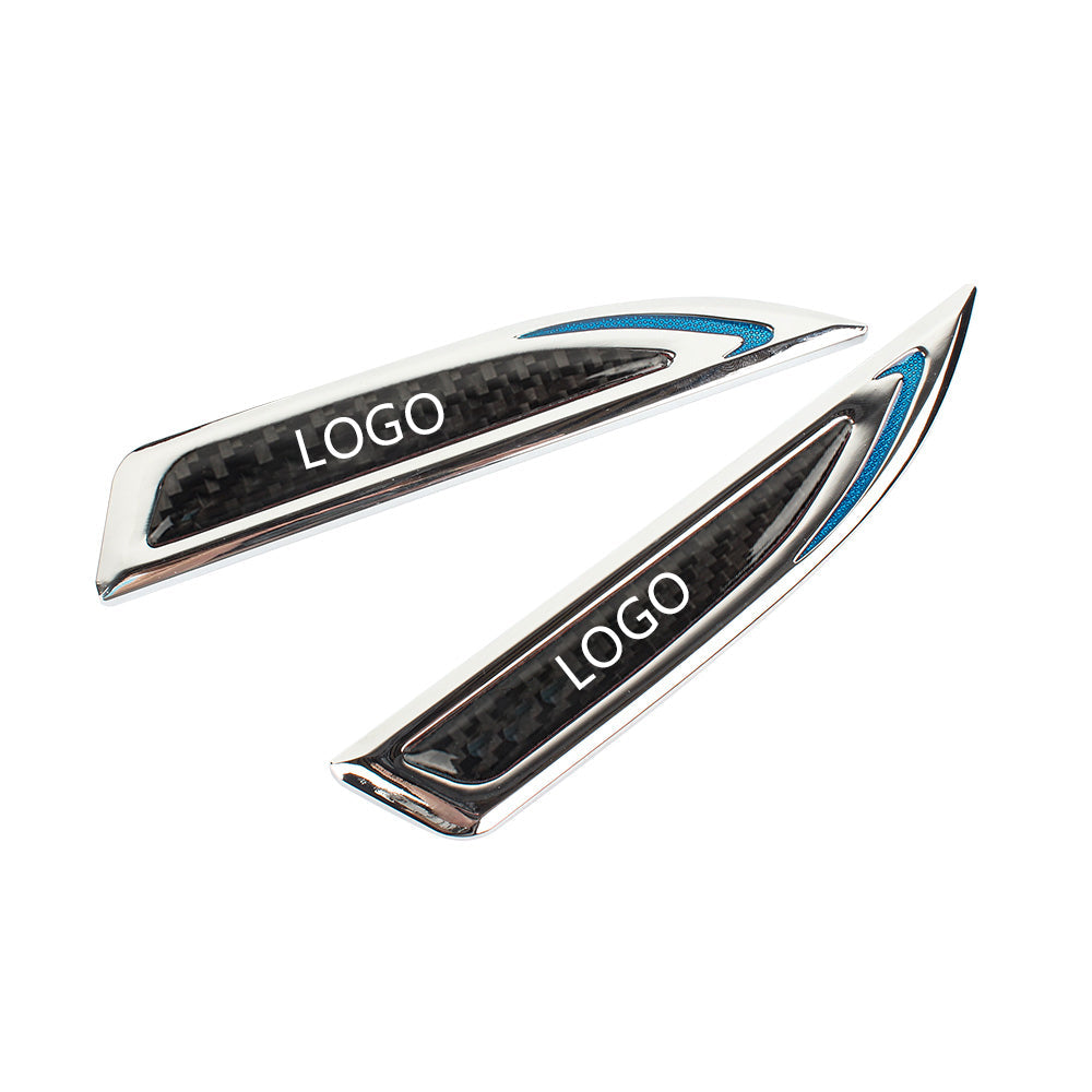 Insignia del logotipo de GM, pegatina metálica personalizable (dos piezas)-ES