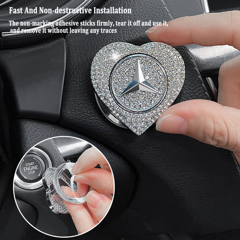 Vroča razprodaja 2025🔥Zaščitni etui za zagon z enim gumbom, okrašen z diamanti-SI