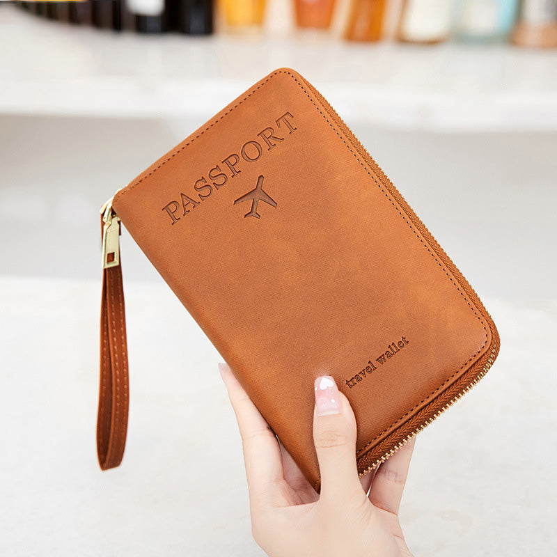 🧳2025 Obligación Turística✈️Cartera para Pasaporte RFID Multifuncional-ES