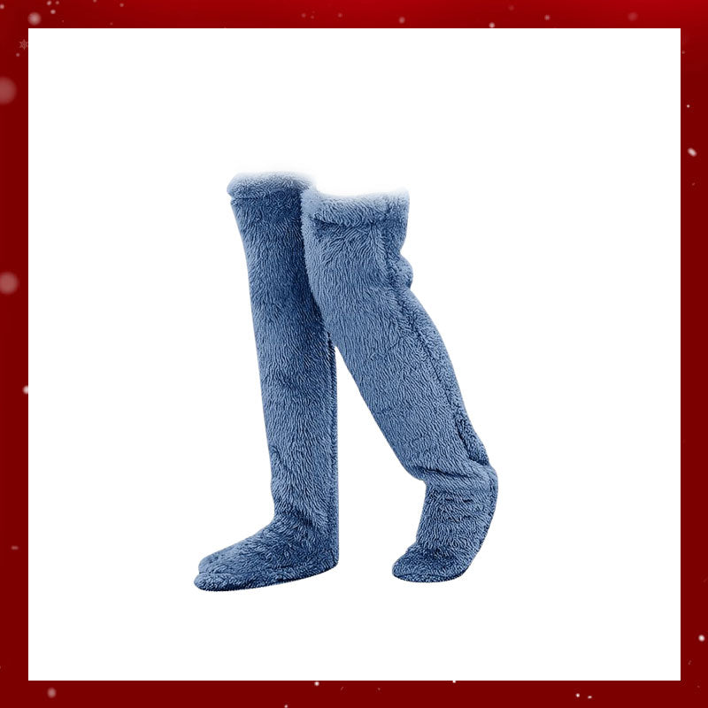 Calcetines de plumón de ganso hasta la rodilla para Navidad-ES