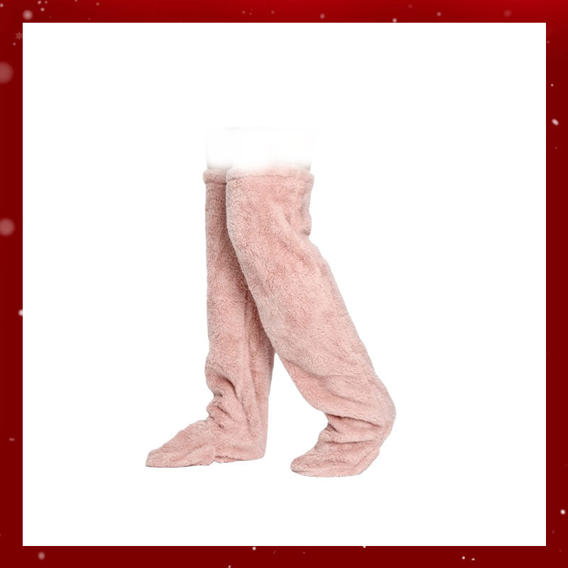 Calcetines de plumón de ganso hasta la rodilla para Navidad-ES