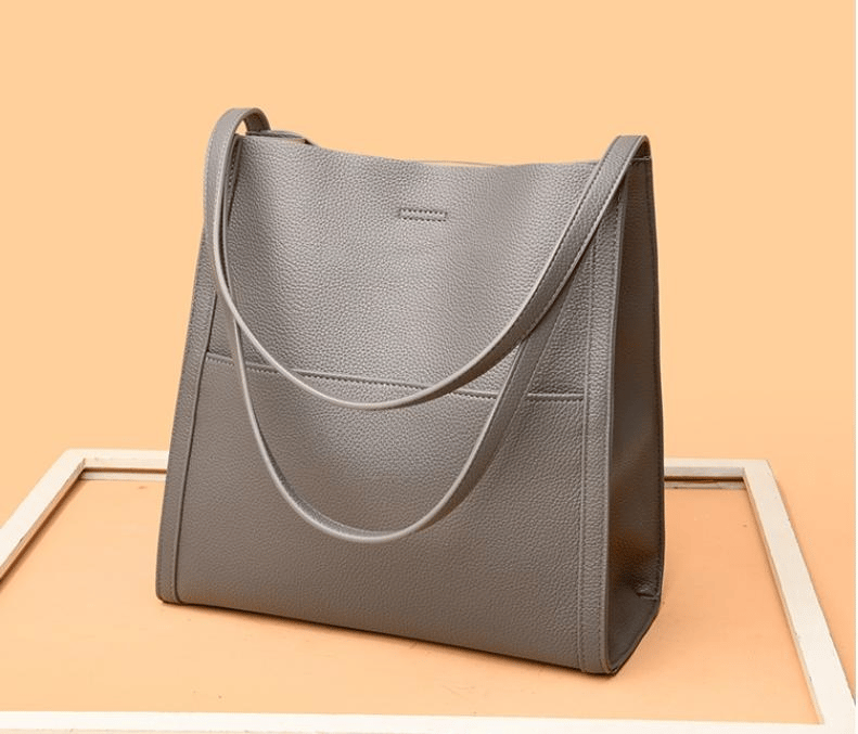 🥳👜Simple bolso monocromo de piel💝