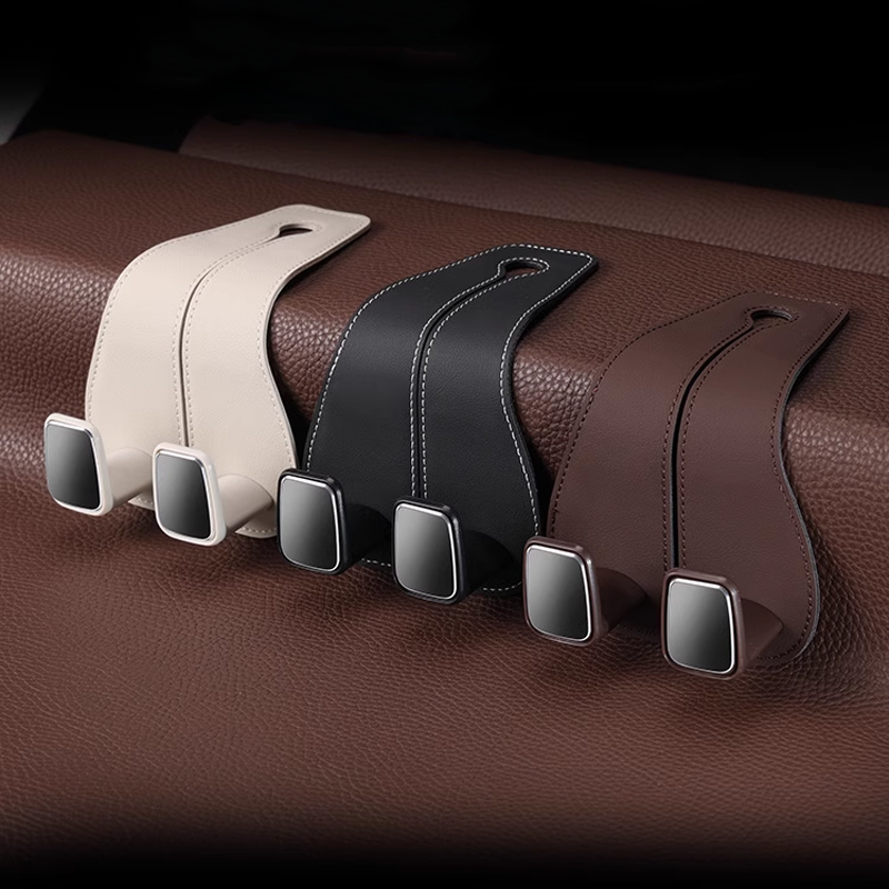 „LUXHOOK Premium“ automobilio sėdynės kabliukas – logotipo suasmeninimas ir vietos taupymas-LT
