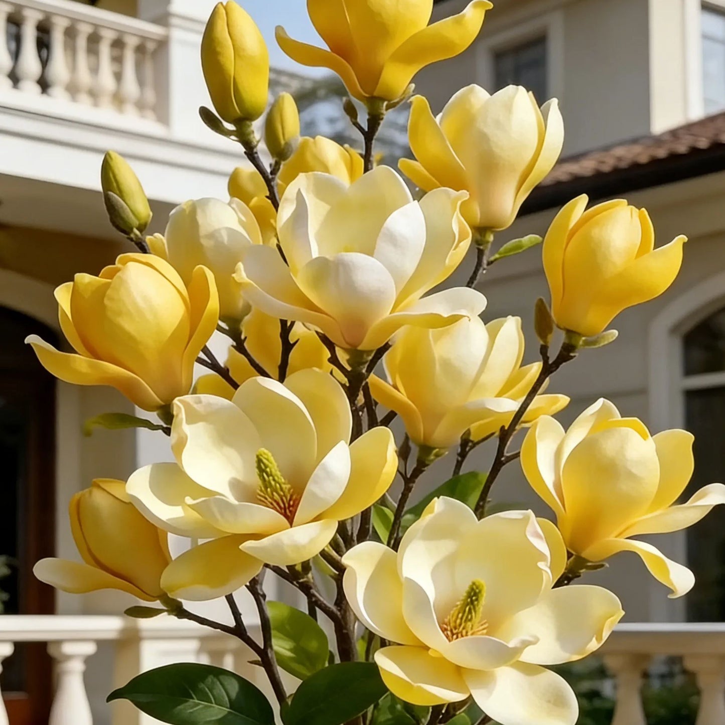 Magnolia liliiflora sibulad (lillad orhideed) 🌸 Õied peidavad lehti, õhk täidab aroomi-EE