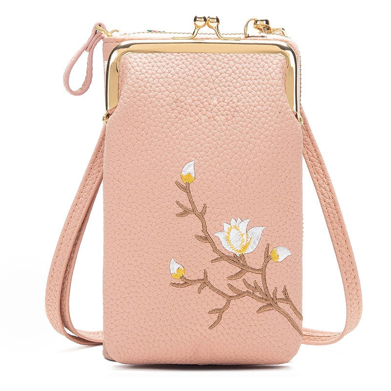 🔥👛Moteriška mobiliojo telefono piniginė per petį🌸-LT