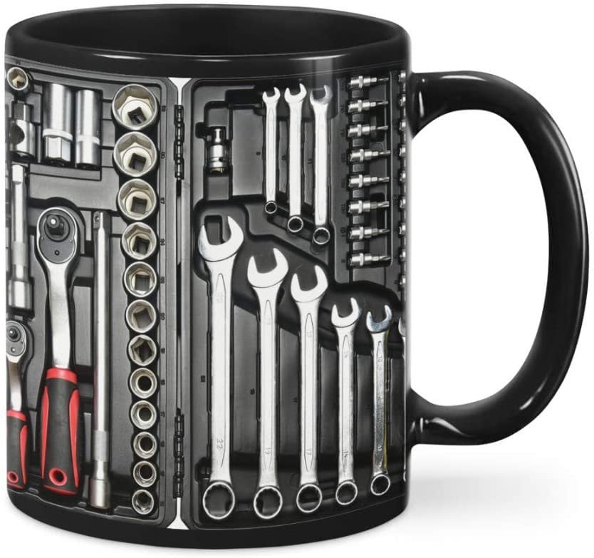 ⚡KIBER PIRMADIENIO IŠPARDAVIMAS🔧⚡Mechaniko įrankių dėžės puodelis🍵-LT