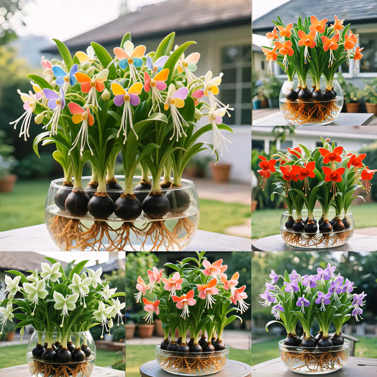 Bulbos de flores de linterna de Phalaenopsis-ES