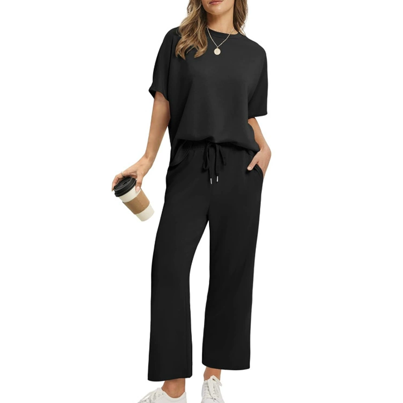 💕Top y pantalón casual de mujer-ES