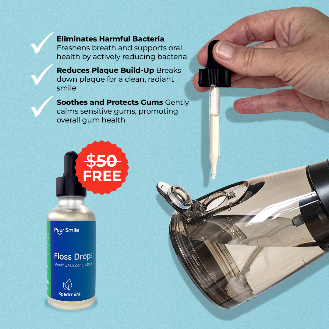 Irrigador bucal PUURSMILE: 55 % de descuento en Black Friday + 4 regalos gratis-ES