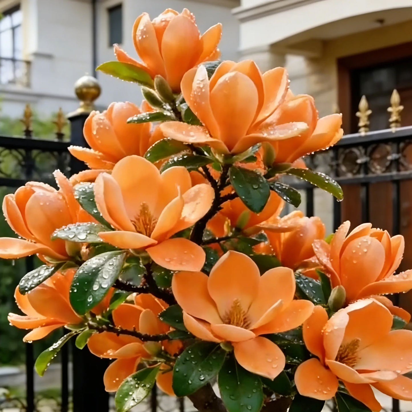 Magnolia liliiflora sibulad (lillad orhideed) 🌸 Õied peidavad lehti, õhk täidab aroomi-EE