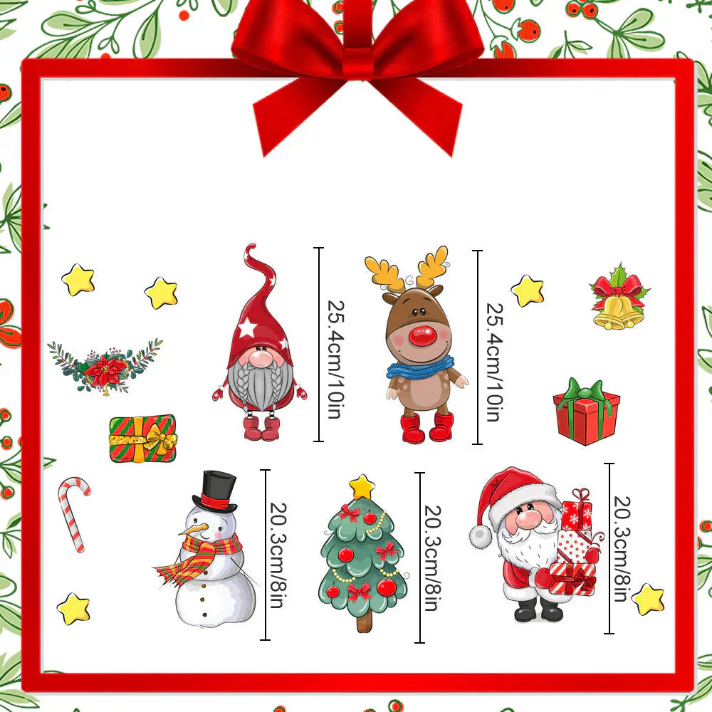 🎁🎅 Μαγνητικό αυτοκόλλητο με χριστουγεννιάτικο θέμα🎄-GR
