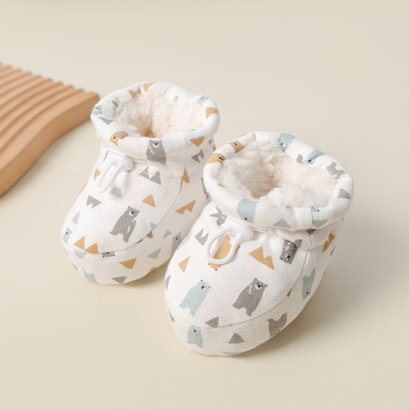 🔥 ¡Por tiempo limitado, 50% de descuento! ❄️ Botitas de bebé con forro de piel calentita 👶💕-ES
