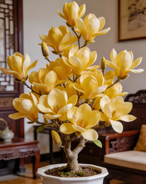 Magnolia liliiflora sibulad (lillad orhideed) 🌸 Õied peidavad lehti, õhk täidab aroomi-EE