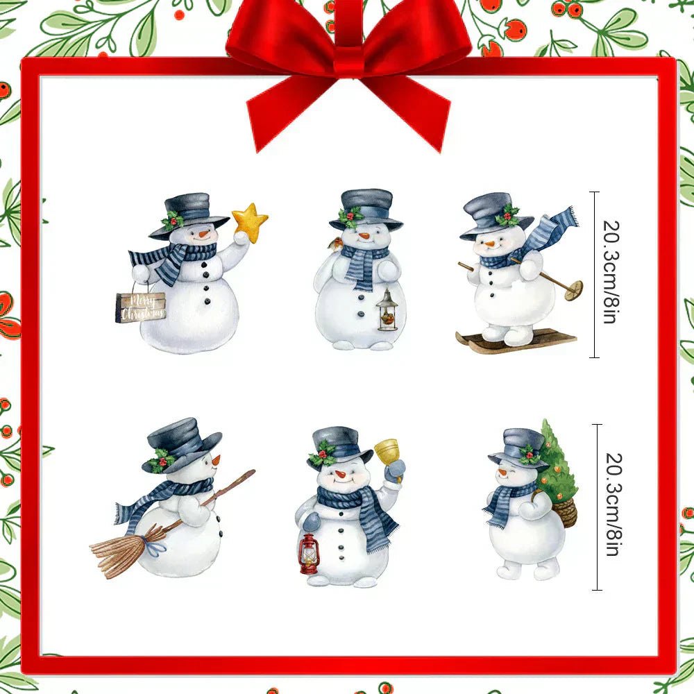 🎁🎅 Μαγνητικό αυτοκόλλητο με χριστουγεννιάτικο θέμα🎄-GR