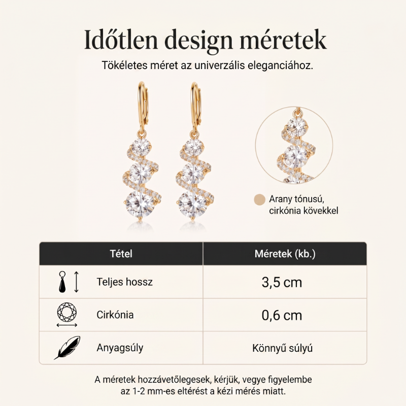 💎👗 Asimetrične spiralne i viseće naušnice ✨-HR