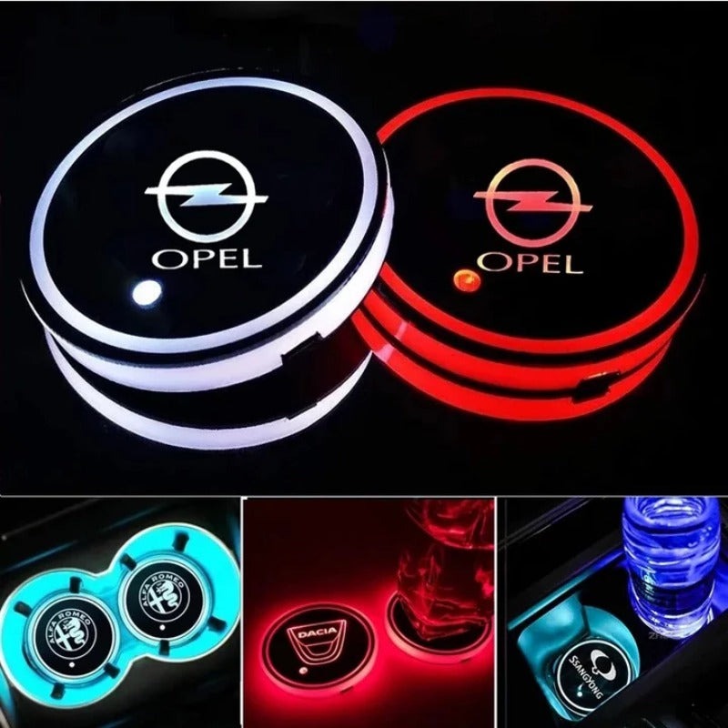 2 vnt. LED automobilių padėkliukai-LT