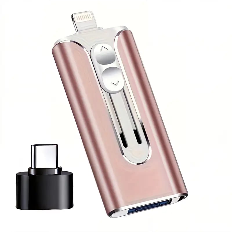 32~256GB Micro USB + 8-pinski + USB 3.0 4 v 1 U-disk za mobilni telefon in računalnik-SI