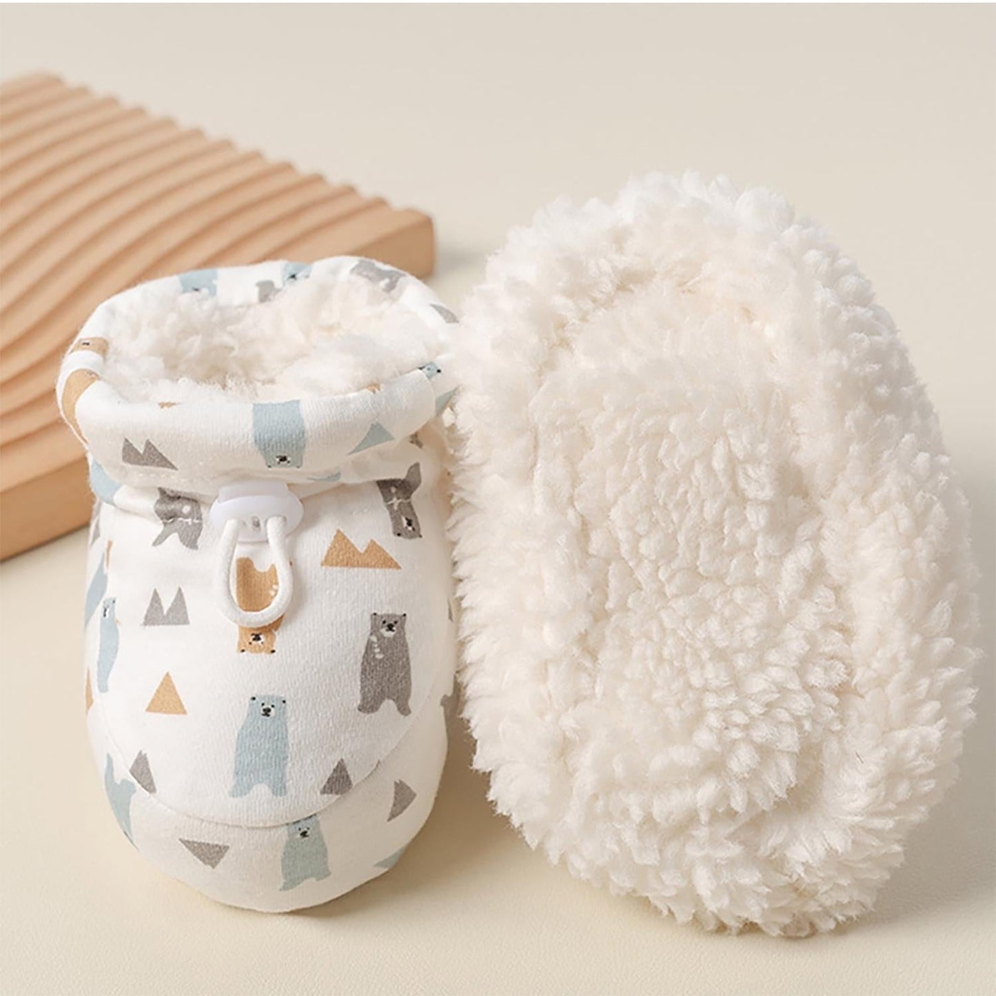 🔥 ¡Por tiempo limitado, 50% de descuento! ❄️ Botitas de bebé con forro de piel calentita 👶💕-ES