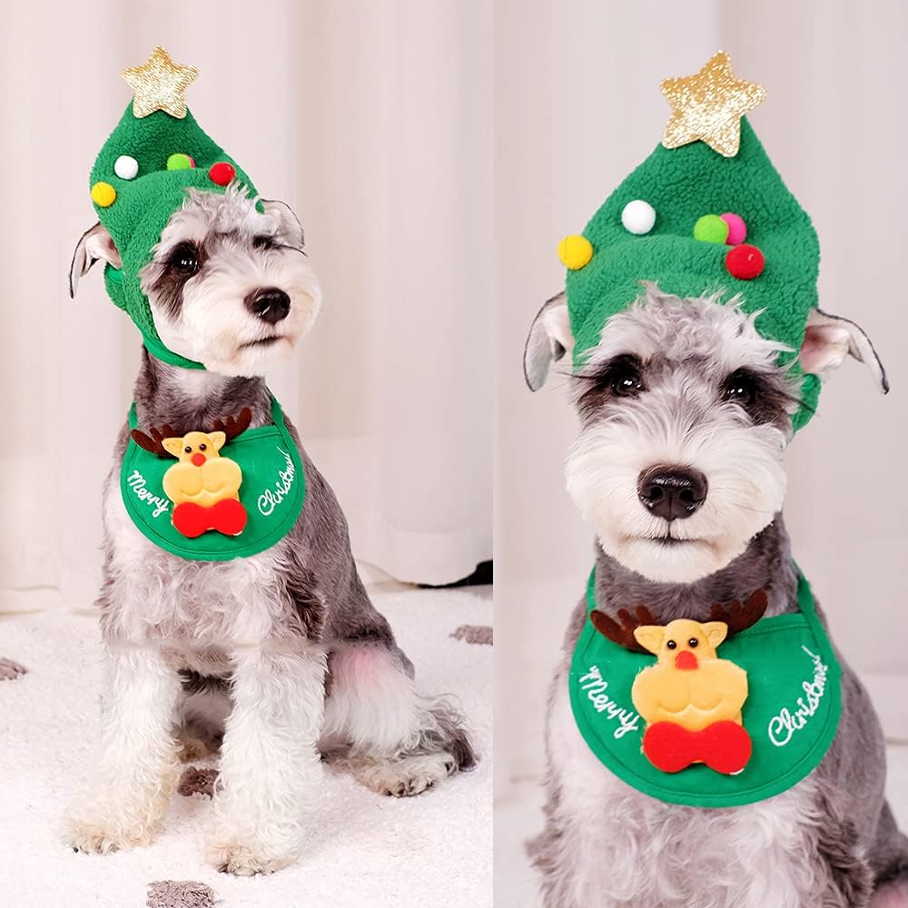 🔥Juodojo penktadienio išpardavimas su 50 % nuolaida🎄Žavinga kalėdinės eglutės kepurė su bumbulu🎅-LT