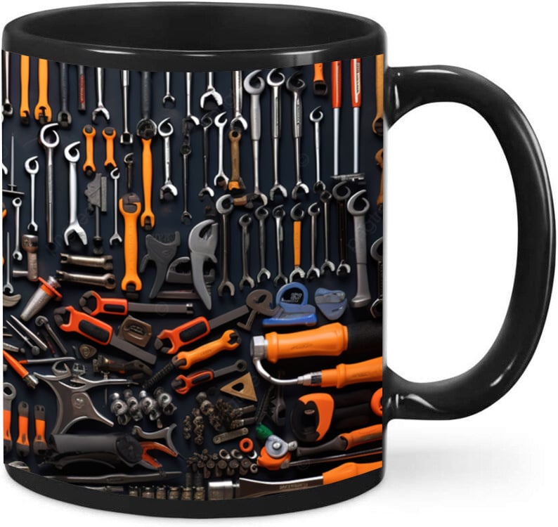 ⚡KIBER PIRMADIENIO IŠPARDAVIMAS🔧⚡Mechaniko įrankių dėžės puodelis🍵-LT