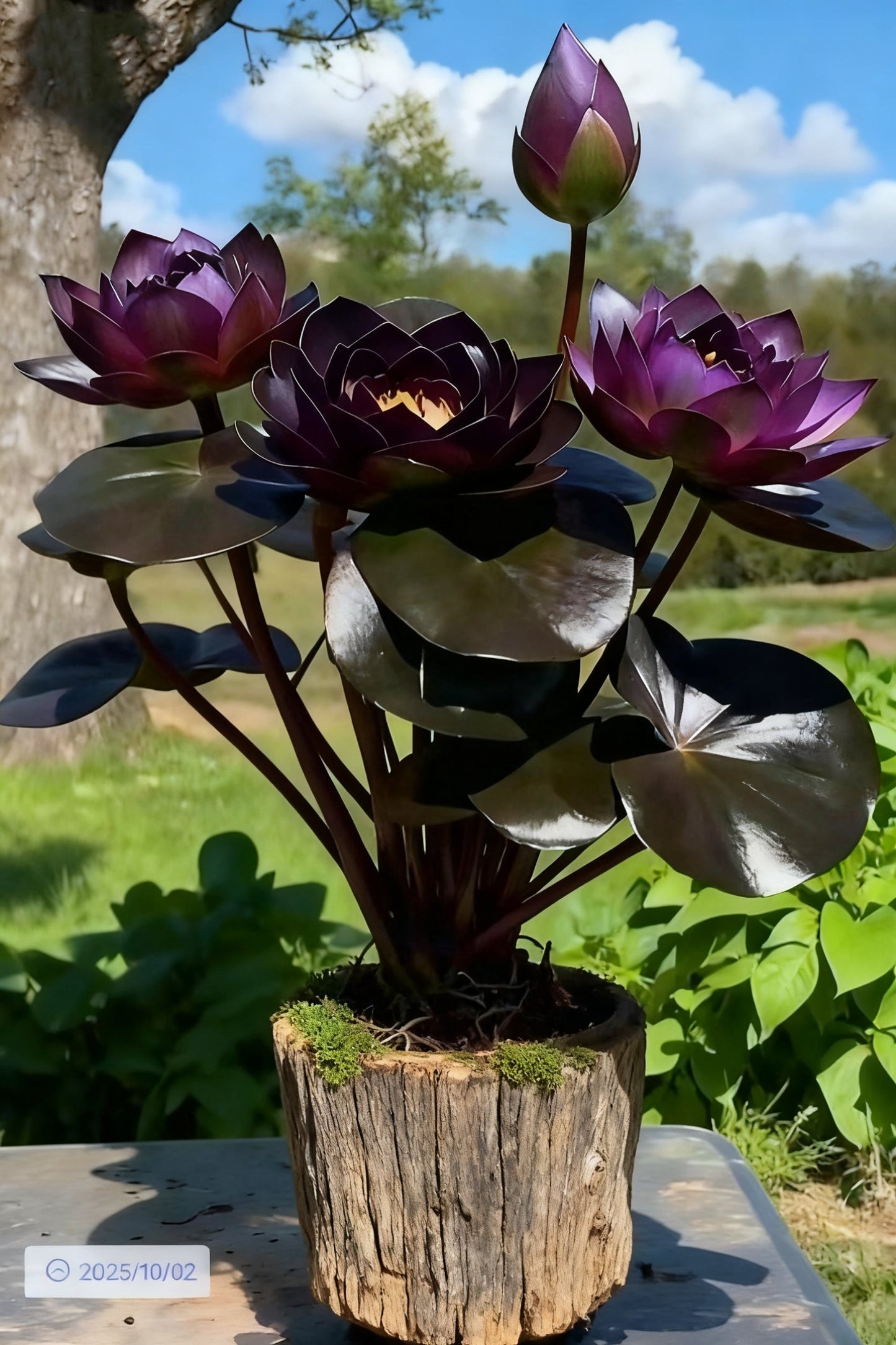 🌌💜 Senčni lotos – redka lepotica na vašem vrtu🌸-SI