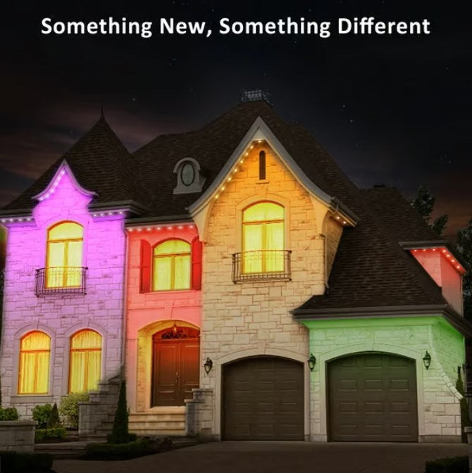 ⏰Paskutinė išpardavimo diena🌈Išmanusis vaivorykštės LED lauko šviestuvas su nuolatiniu veikimu-LT