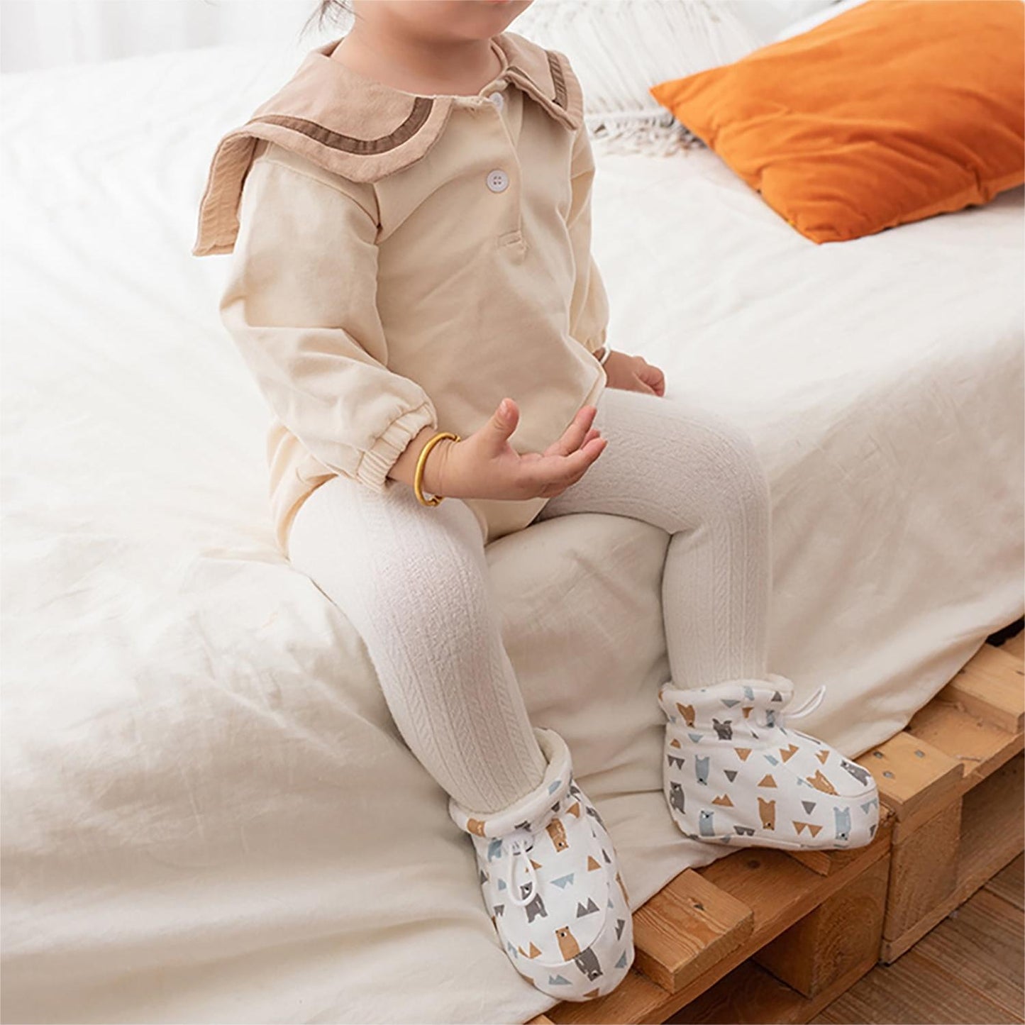 🔥 ¡Por tiempo limitado, 50% de descuento! ❄️ Botitas de bebé con forro de piel calentita 👶💕-ES