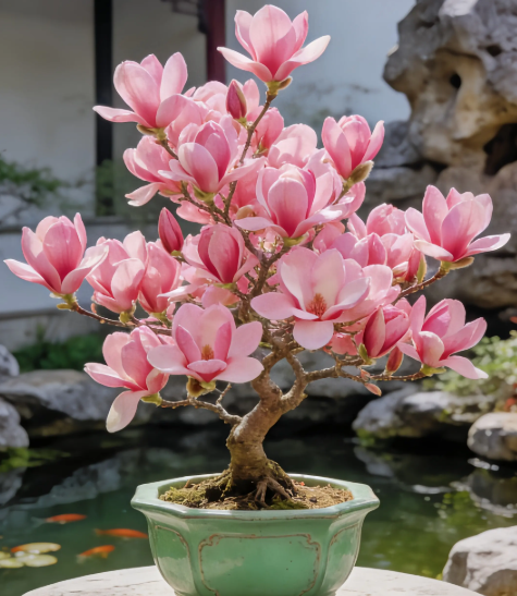 Magnolia liliiflora sibulad (lillad orhideed) 🌸 Õied peidavad lehti, õhk täidab aroomi-EE