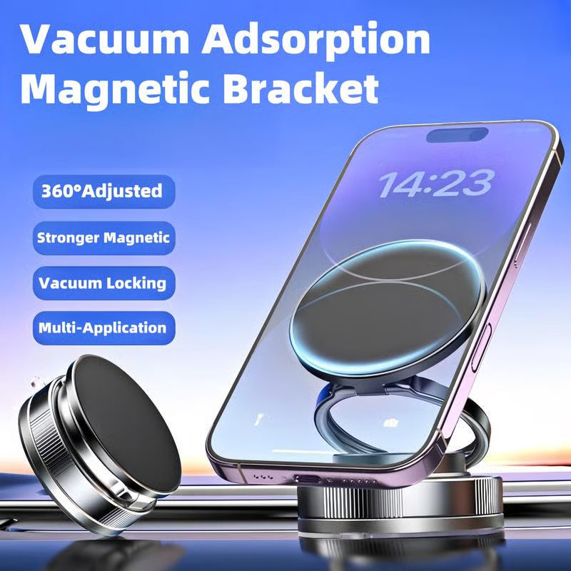 🔥Pirk daugiau, sutaupyk daugiau🔄360° reguliuojamas magnetinis vakuuminis telefono laikiklis📱🚗-LT