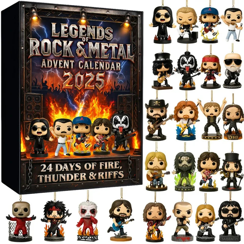 Calendario de Adviento de Leyendas del Rock 2025-ES
