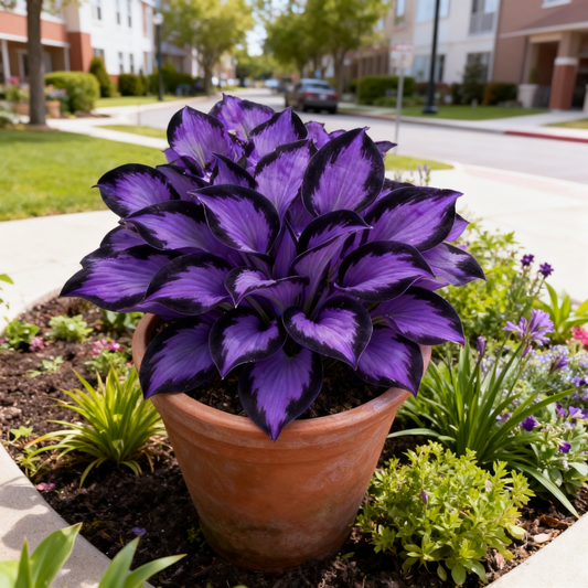 🌌💜 Hosta Purple Heart de edición limitada: follaje profundo y majestuoso, solo aquí!✨🌿-ES