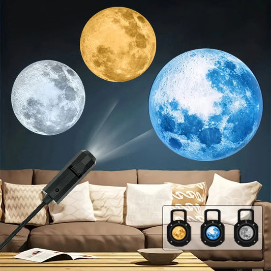 USB projektor Galaxy in nočna lučka Luna-SI