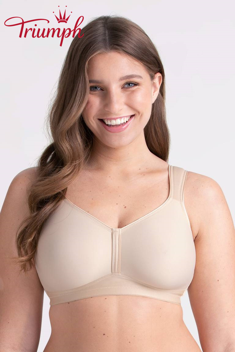 Triumph - (3 kosi) Preprost nedrček push-up s polnimi košaricami-SI