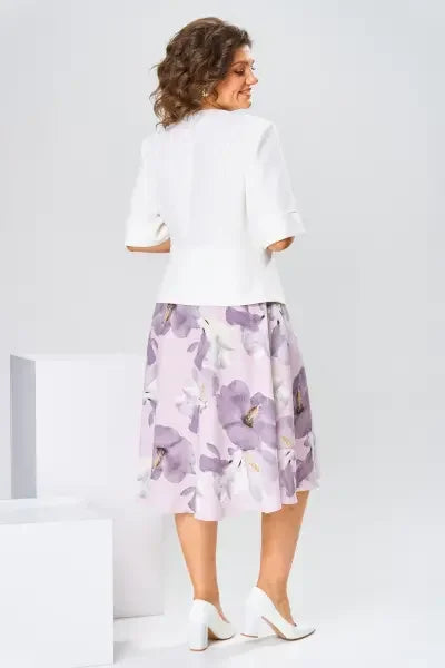 🌸[S-5XL]Aukštos kokybės medvilninio šilko suknelė-LT