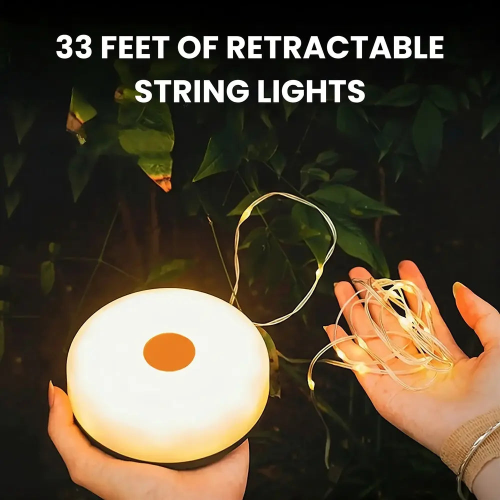Kamp Lamp™💡 Uvlačiva lampa od 10 metara 🔋 Trajanje baterije 8 sati 🌈 Više postavki boja ⚙️ Postavlja se za nekoliko sekundi-HR
