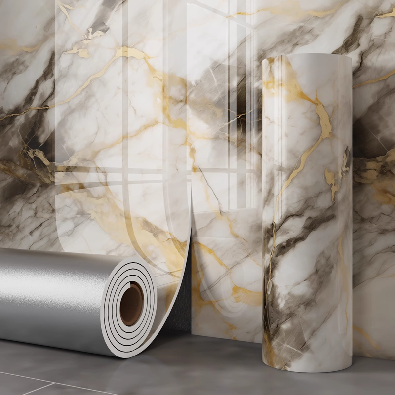 Papel pintado 3D autoadhesivo: impermeable y duradero-ES