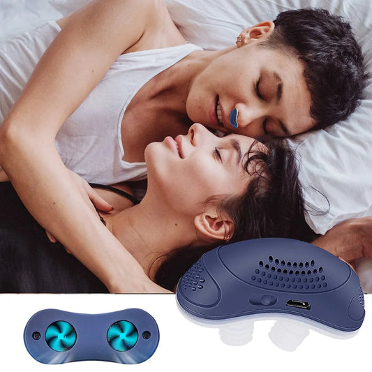 Nueva mini máquina CPAP sin manguera, sin mascarilla, ventilador antirronquidos-ES