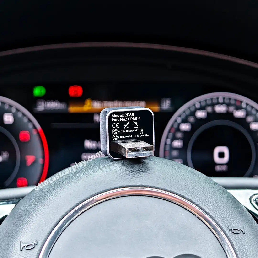 Brezžični adapter Ottocast Mini 3.0 Ultra Cube CarPlay za Android Auto-SI